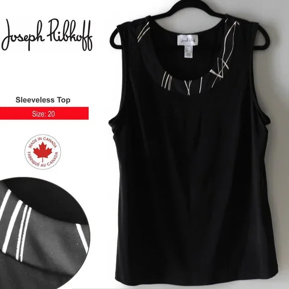 Joseph Ribkoff Sleeveless Top - Picture 1 of 5